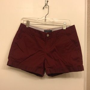 Aeropostale Burgundy Shorts.
